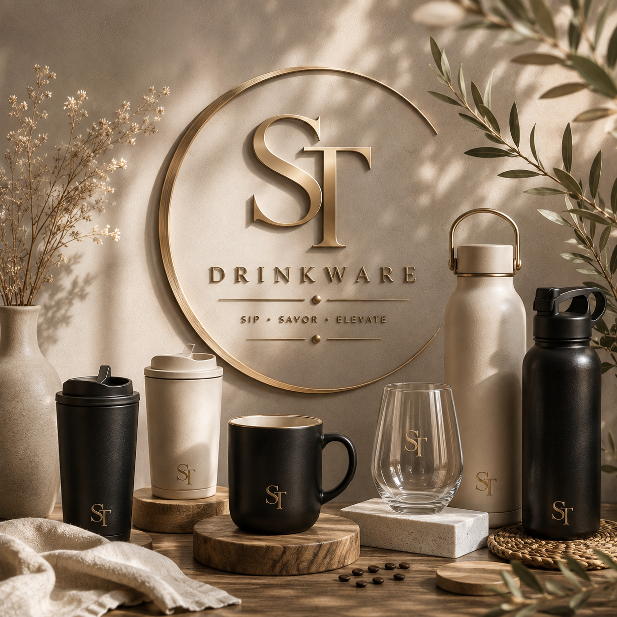Elegant Drinkware Storage Solutions