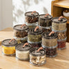 Sealed Jars Kitchen Seasoning Storage Organizer Airtight Stackable Bottle Organization Space-Saving Design For Home Dish Counter