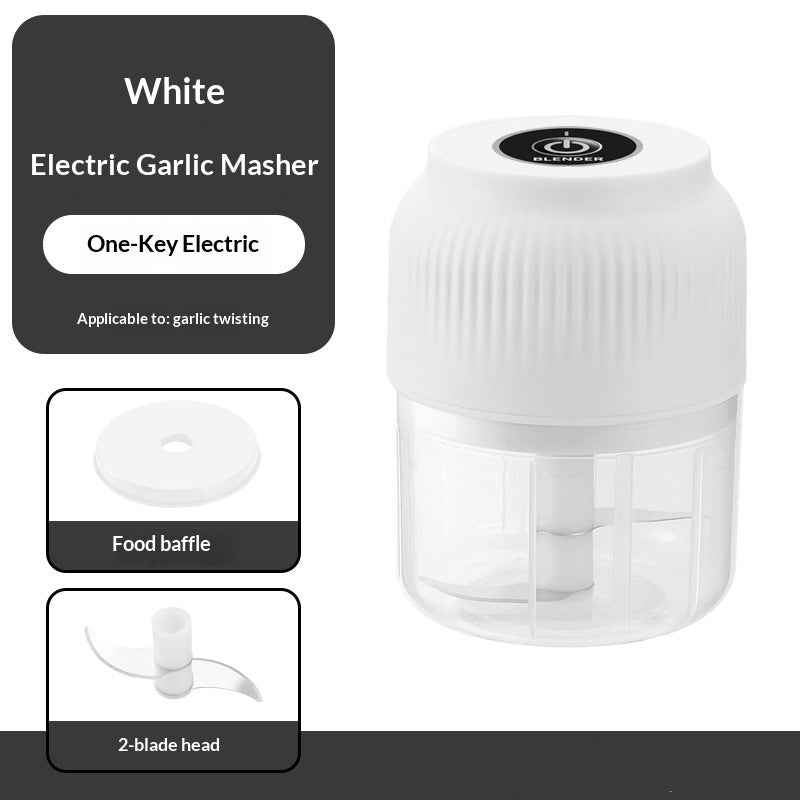 Wireless Electric Garlic Chopper and Portable Veggie Cutter Combo