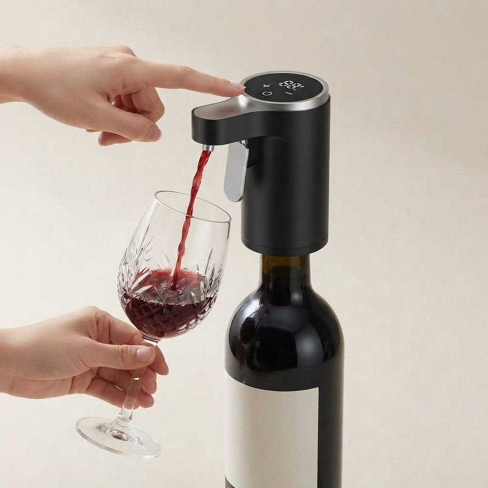 Electric Touch Sensor Wine Aerator and Smart Dispenser - stcraftdigital
