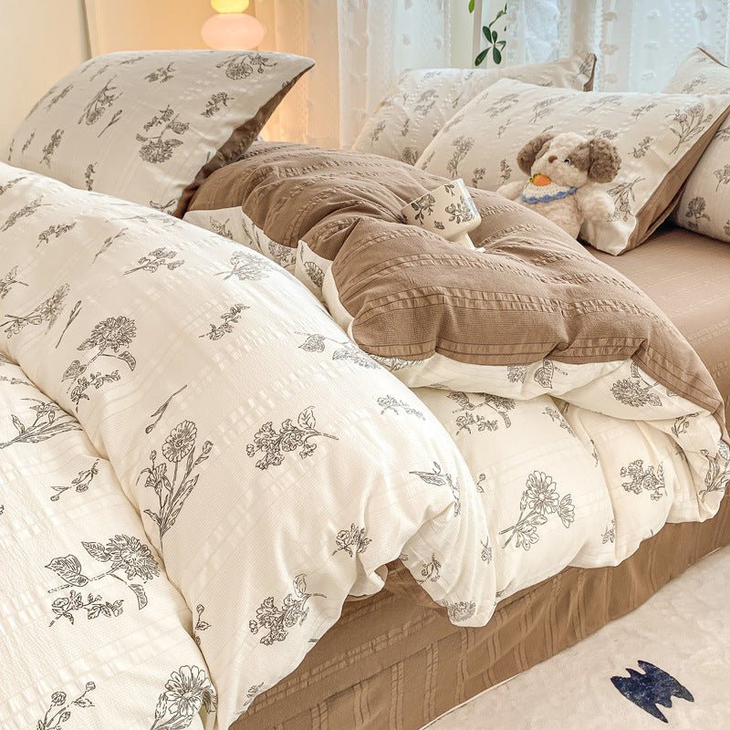 Premium Jacquard Quilt Cover Set First Sight