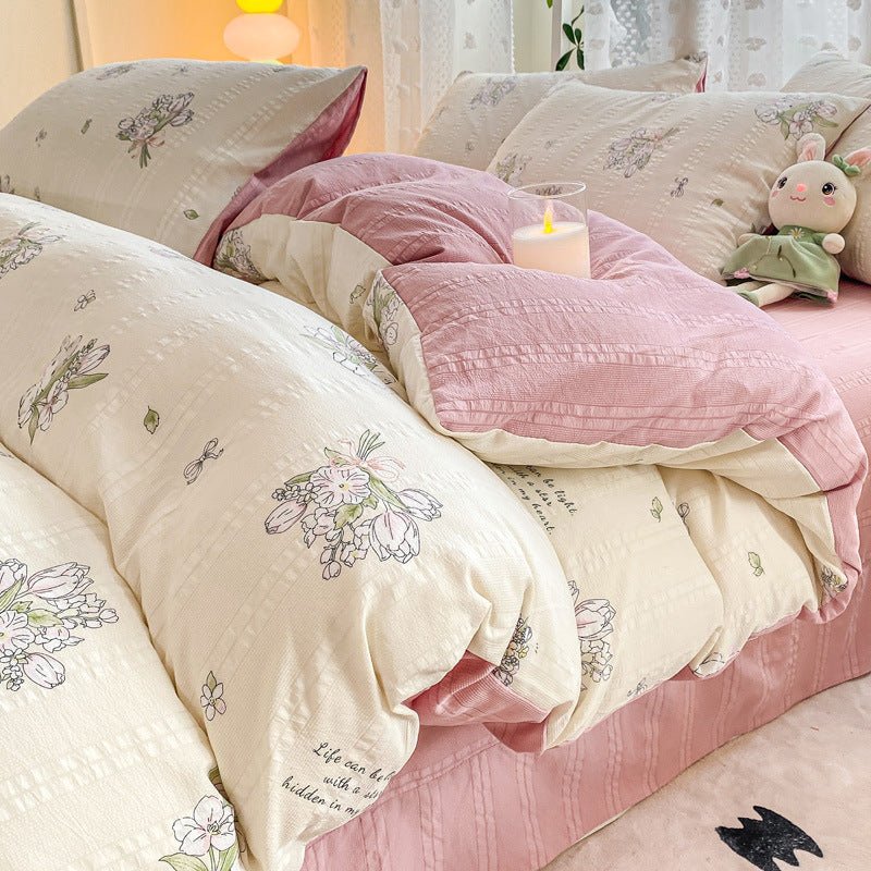 Premium Jacquard Quilt Cover Set Vitality
