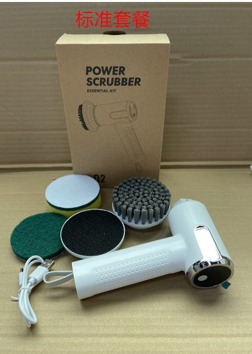 Multifunctional Smart Display Electric Cleaning Brush Wireless Kitchen Sink Cleaning Brush Waterproof Electric Pot Brush Cleaning Tool - stcraftdigital