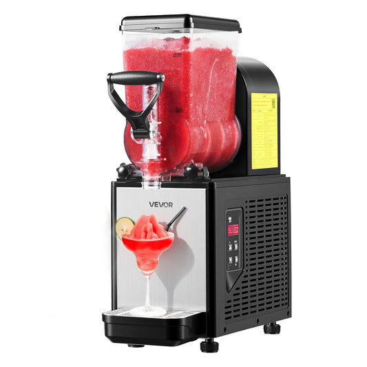6L Commercial Slushie Machine | Self-Cleaning Margarita Slushy Maker - stcraftdigital